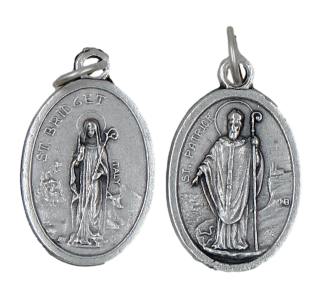 Devon 3/4 Silver-Tone Medal - PAT / BRIDGETTE - 022/PAT/BRI – Devon