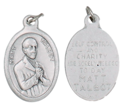 Devon 3/4 Silver-Tone Medal - MATT TALBOT - 022/MAT – Devon Trading Company